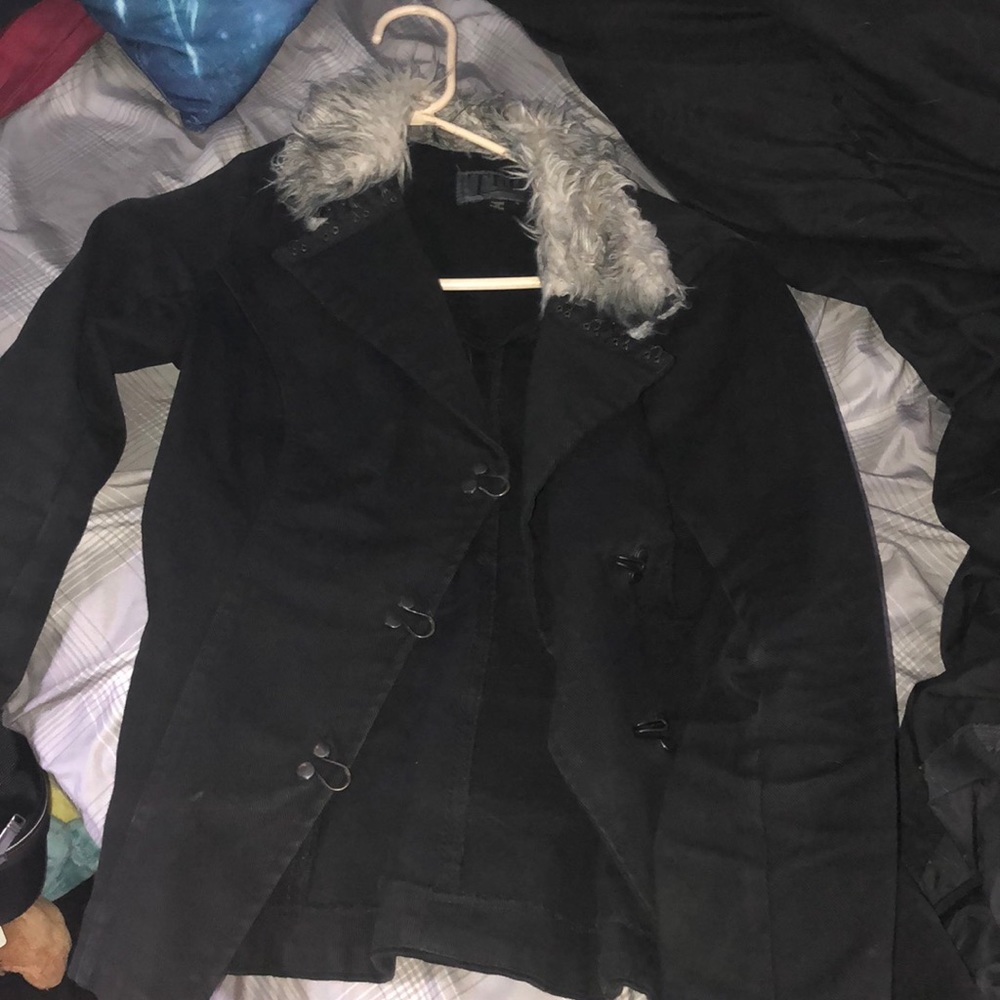 Tripp Brand Faux Fur Jean Jacket